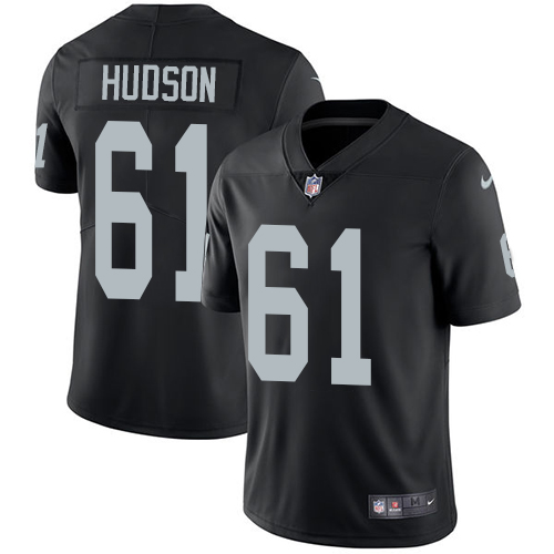 2019 Men Oakland Raiders #61 Hudson black Nike Vapor Untouchable Limited NFL Jersey->oakland raiders->NFL Jersey